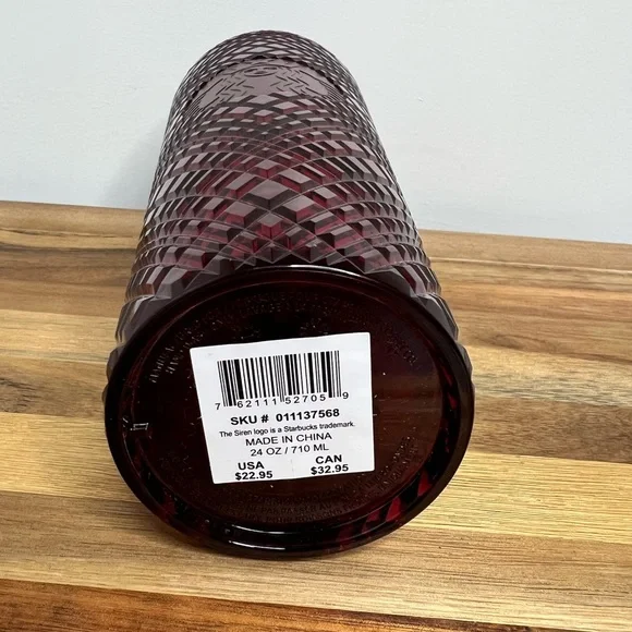 Starbucks Holiday 2022 Limited Iridescent Jeweled Tumbler Venti Red - Picture 5 of 5